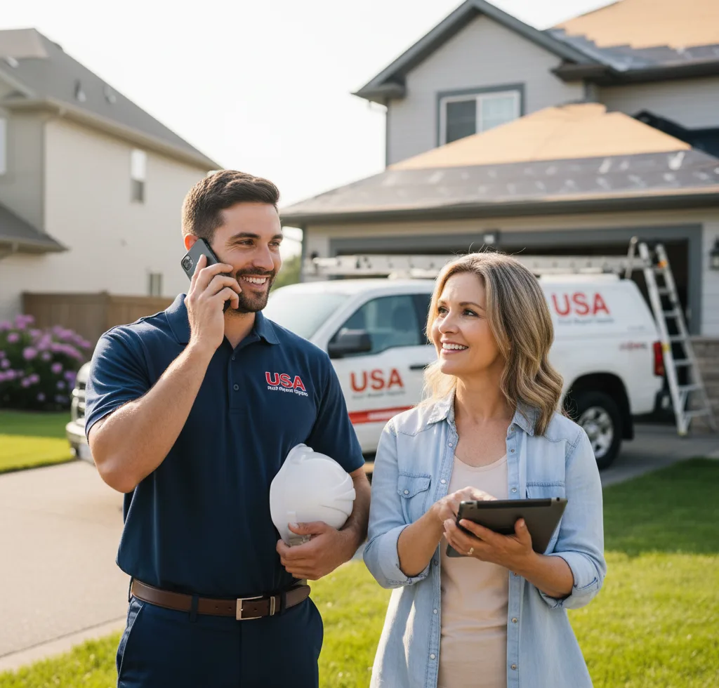USA Roof Repair Experts customer support in Garretson